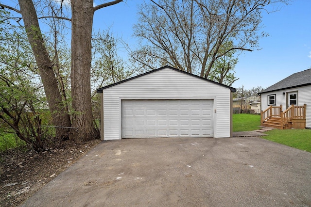 1326 N Poplar Ave, Round Lake Beach, IL 60073 - view of detached garage