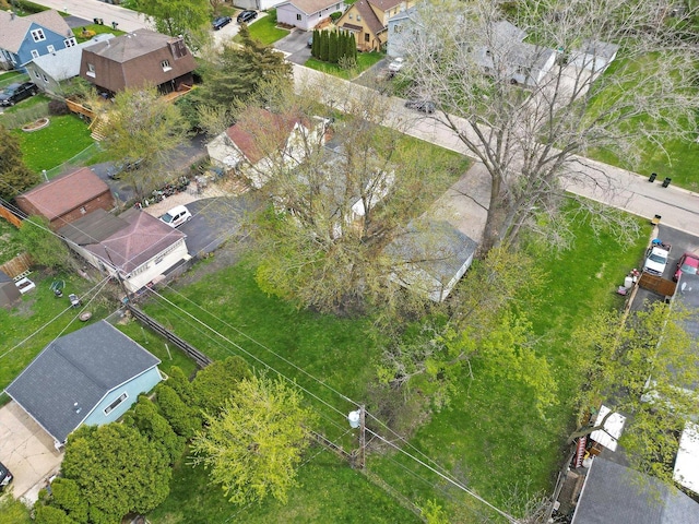 1326 N Poplar Ave, Round Lake Beach, IL 60073 - aerial view of property's location with nearby suburban area