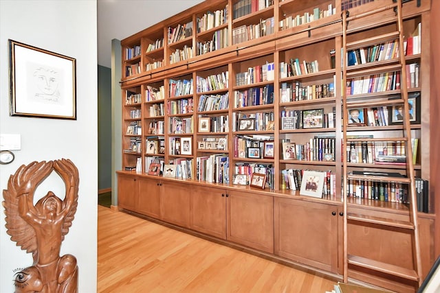 4776A W State Route 102, Bourbonnais, IL 60914 - sitting room with bookshelves and wood finished floors