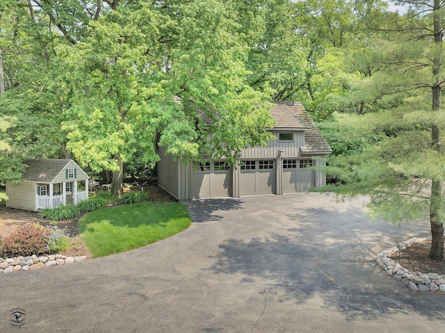 4776A W State Route 102, Bourbonnais, IL 60914 - view of front of home with a detached garage and an outdoor structure