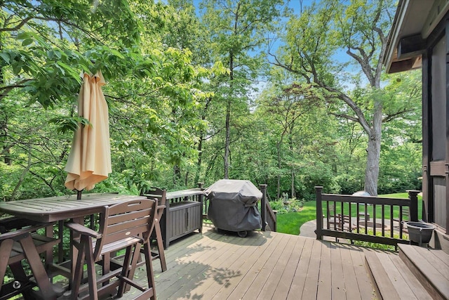 4776A W State Route 102, Bourbonnais, IL 60914 - wooden terrace featuring area for grilling