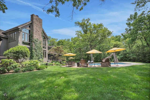 4776A W State Route 102, Bourbonnais, IL 60914 - view of grassy yard featuring a patio area
