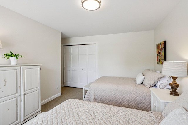 63 E Cambridge Ct, Grayslake, IL 60030 - carpeted bedroom with baseboards and a closet