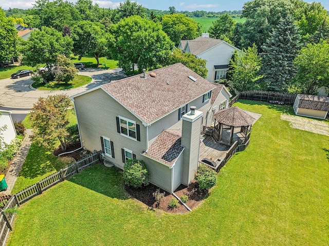 63 E Cambridge Ct, Grayslake, IL 60030 - view from above of property