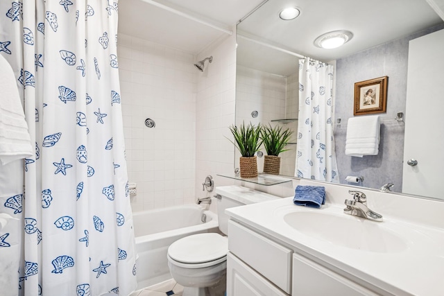 1718 Northfield Sq Unit F, Northfield, IL 60093 - full bathroom with shower / bath combo, vanity, and toilet