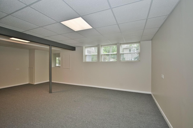 6131 Wingate Dr, Lisle, IL 60532 - basement with carpet and baseboards