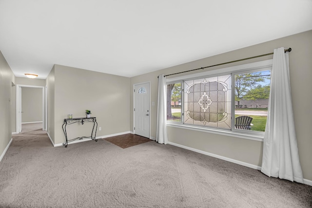 1455 Reckinger Rd, Aurora, IL 60505 - entryway featuring carpet floors and baseboards