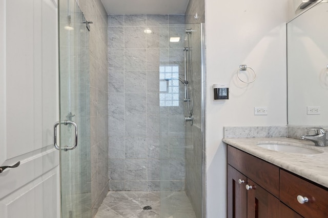 4800 S St Lawrence Ave Unit 3S, Chicago, IL 60615 - bathroom with vanity and a stall shower