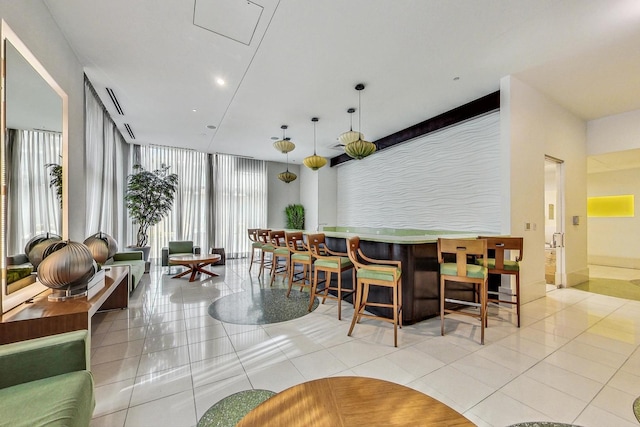 123 S Green St Unit 1101B, Chicago, IL 60607 - lobby featuring floor to ceiling windows and recessed lighting