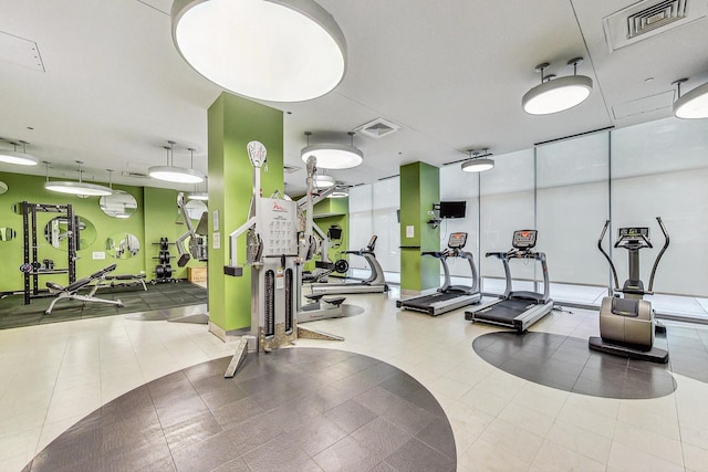 123 S Green St Unit 1101B, Chicago, IL 60607 - view of workout area