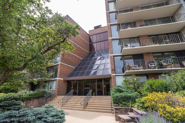 2 S Atrium Way Unit 208, Elmhurst, IL 60126 - view of apartment building / complex with stairs
