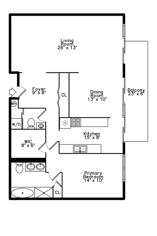 2 S Atrium Way Unit 208, Elmhurst, IL 60126 - room layout