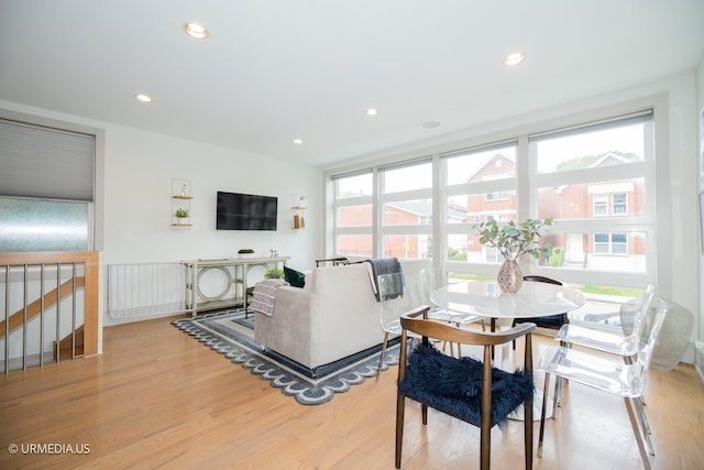 1221 E 46th St Unit 1, Chicago, IL 60653 - living room with healthy amount of natural light, wood finished floors, and recessed lighting