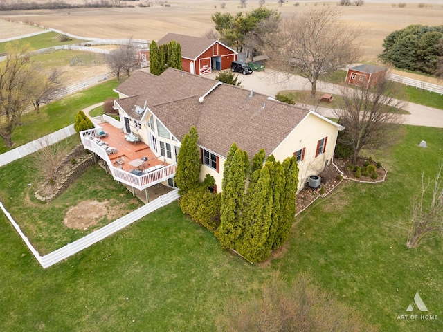 17207 Chase Rd, Dekalb, IL 60115 - aerial view of sparsely populated area