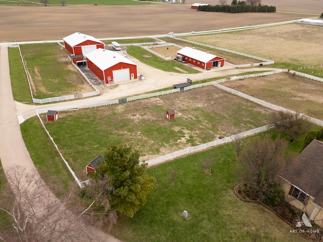 17207 Chase Rd, Dekalb, IL 60115 - overview of rural landscape