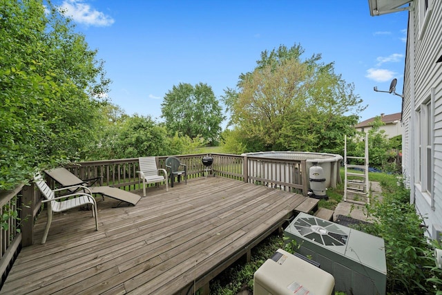 1553 Brandywyn Ct N, Buffalo Grove, IL 60089 - view of wooden deck