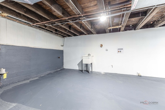 196 Southgate Ave, Chicago Heights, IL 60411 - view of unfinished basement