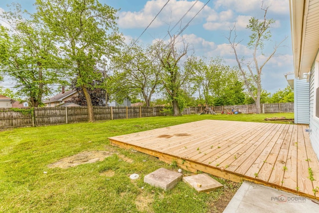 196 Southgate Ave, Chicago Heights, IL 60411 - view of wooden deck