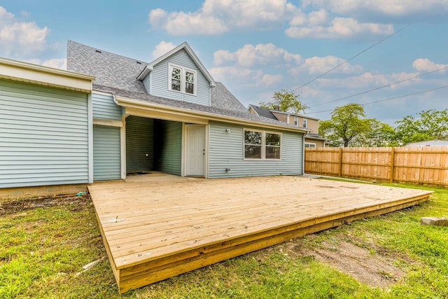 196 Southgate Ave, Chicago Heights, IL 60411 - view of wooden terrace