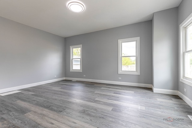 196 Southgate Ave, Chicago Heights, IL 60411 - spare room with wood finished floors and baseboards