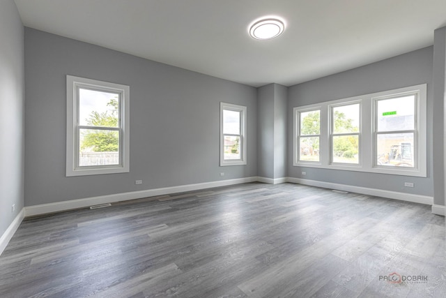 196 Southgate Ave, Chicago Heights, IL 60411 - spare room with wood finished floors and baseboards