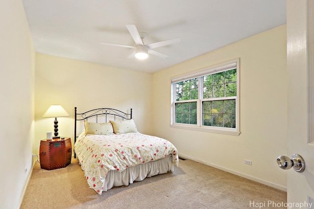 1116 Stonegate Ct, Bartlett, IL 60103 - bedroom featuring carpet floors, baseboards, and ceiling fan