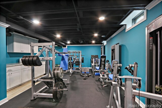 1116 Stonegate Ct, Bartlett, IL 60103 - view of exercise room