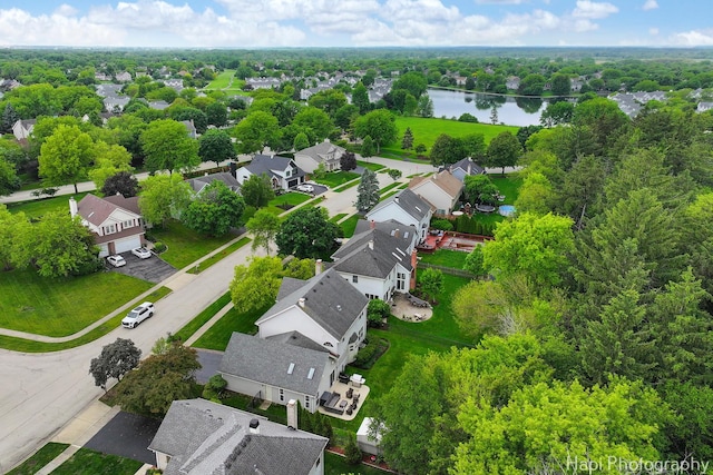 1116 Stonegate Ct, Bartlett, IL 60103 - aerial perspective of suburban area featuring a nearby body of water