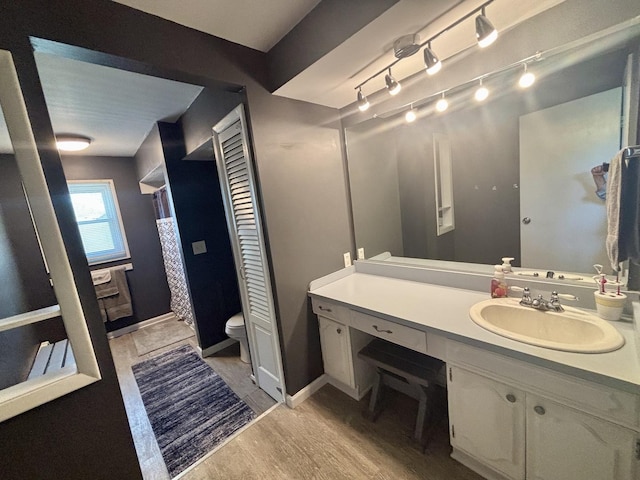 418 Starr St, Belvidere, IL 61008 - full bathroom with toilet and vanity