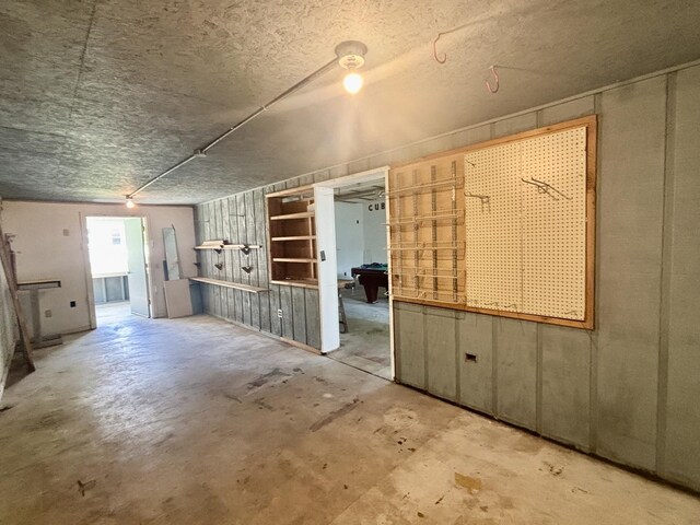 418 Starr St, Belvidere, IL 61008 - spare room with concrete floors