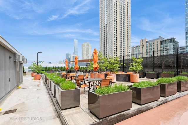 345 N Lasalle Dr Unit 802, Chicago, IL 60610 - view of home's community featuring a city view and outdoor lounge area