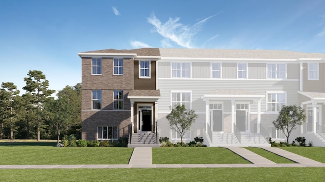 2270 Stonegate Rd, Algonquin, IL 60102 - townhome / multi-family property with a front yard