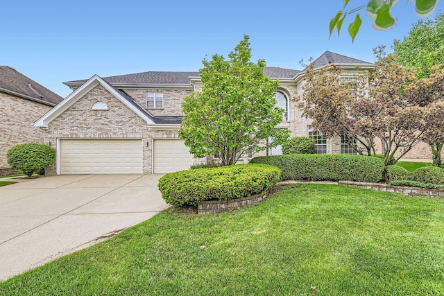 830 W Lukas Ave, Palatine, IL 60067 - traditional home with concrete driveway and a front lawn