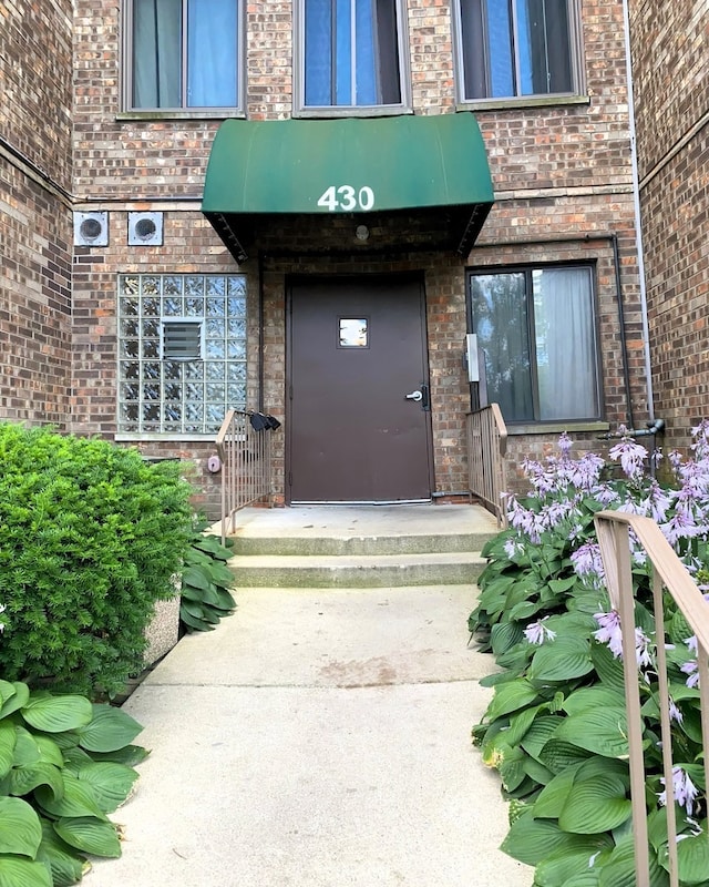 430 Walnut Ave Unit 2201, Lisle, IL 60532 - property entrance featuring brick siding