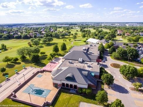 21513 W Douglas Ln, Plainfield, IL 60544 - drone / aerial view of a golf club