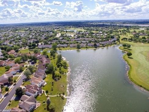 21513 W Douglas Ln, Plainfield, IL 60544 - aerial perspective of suburban area with a nearby body of water