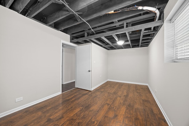 4435 Black Partridge Ln, Lisle, IL 60532 - finished below grade area featuring wood finished floors and baseboards