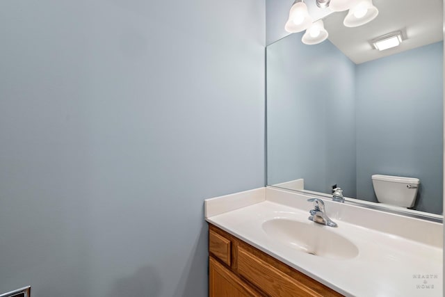 358 Bristol Ln, Fox River Grove, IL 60021 - bathroom featuring vanity and toilet