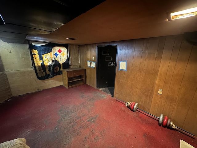 7145 S Seeley Ave, Chicago, IL 60636 - finished basement with wood walls