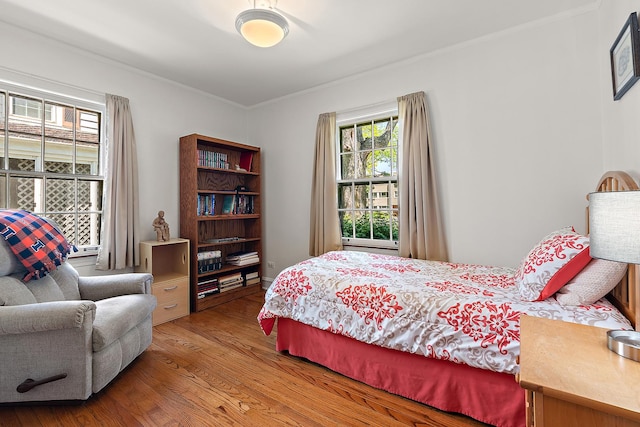 1144 Leavitt Ave, Flossmoor, IL 60422 - bedroom featuring ornamental molding and wood finished floors