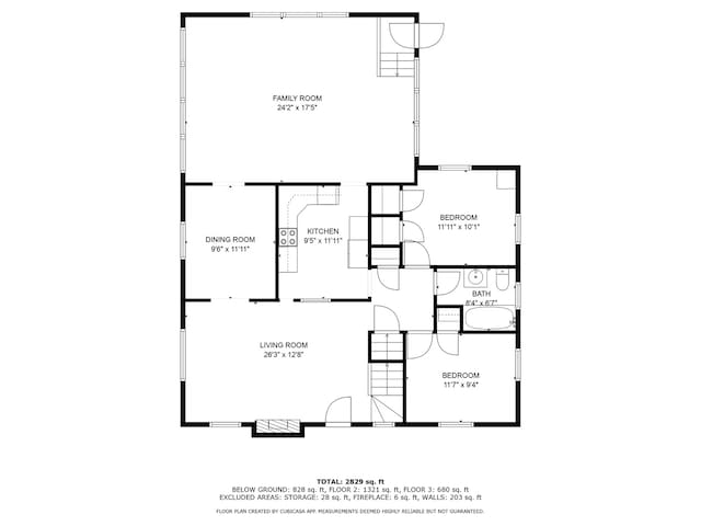 1144 Leavitt Ave, Flossmoor, IL 60422 - floor plan / room layout