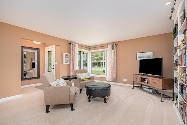 831 W Marywood Ave, Aurora, IL 60505 - living room with carpet and baseboards