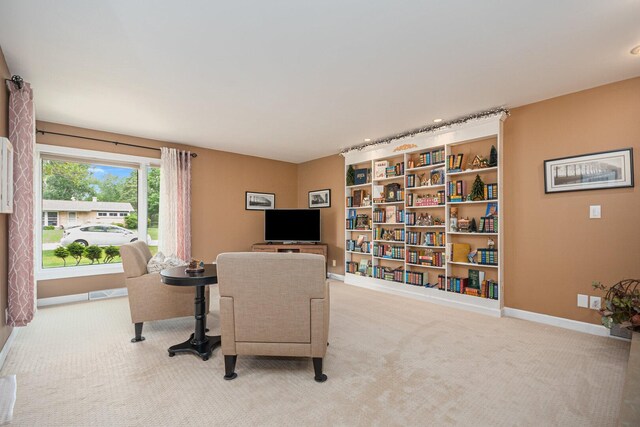 831 W Marywood Ave, Aurora, IL 60505 - carpeted home office with baseboards and track lighting