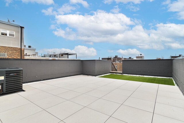 2417 W Walton St Unit 3, Chicago, IL 60622 - view of patio with cooling unit