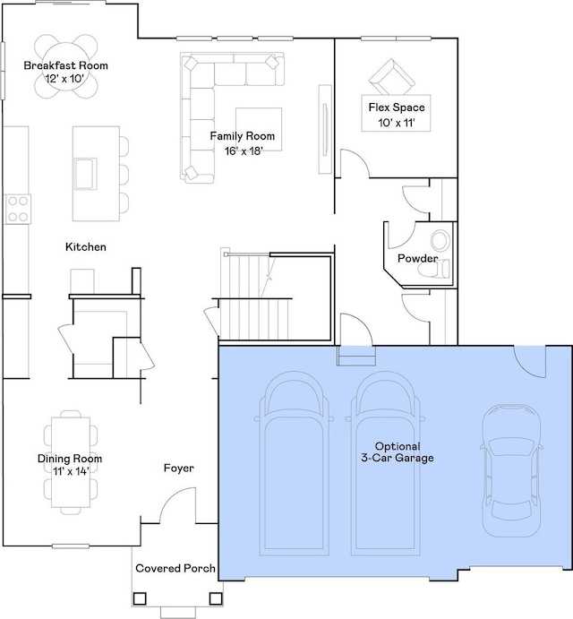 1030 Waterford St, Algonquin, IL 60102 - floor plan / room layout