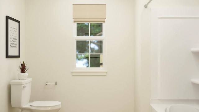 1030 Waterford St, Algonquin, IL 60102 - bathroom featuring toilet, a shower, and a tub