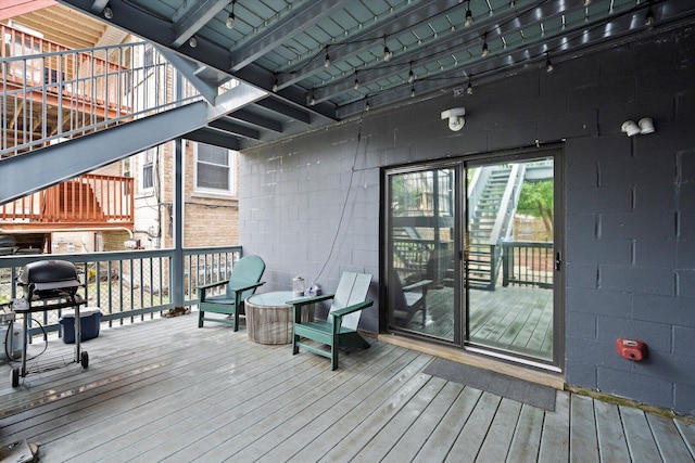 7230 W Belden Ave Unit 1, Elmwood Park, IL 60707 - view of wooden terrace