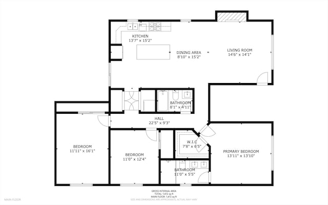 7230 W Belden Ave Unit 1, Elmwood Park, IL 60707 - view of property floor plan