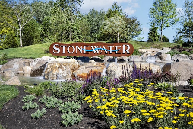 2276 Elderberry Ct, Wonder Lake, IL 60097 - community sign featuring a yard