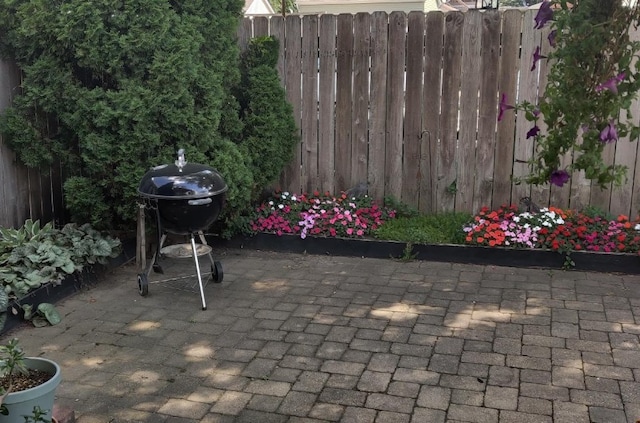 4419 S Wallace St, Chicago, IL 60609 - view of patio with area for grilling